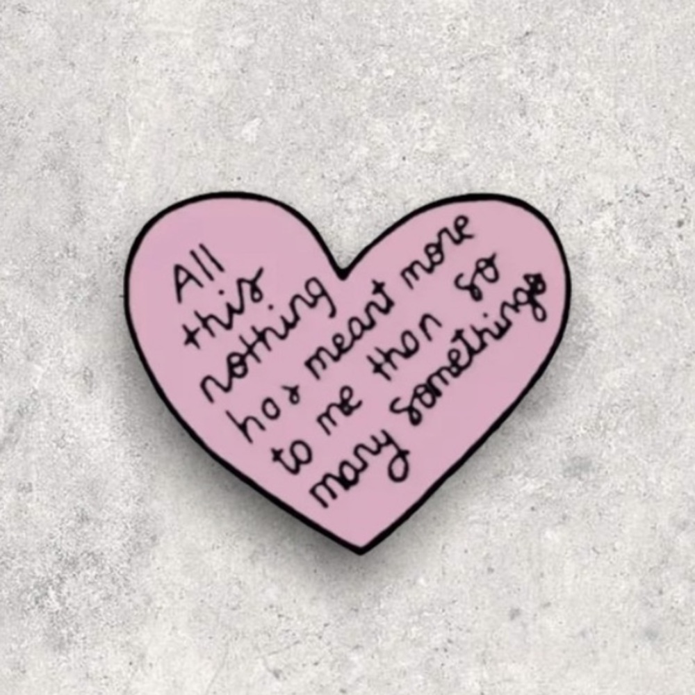 3/$18 All This Nothing Has Meant You’ve Got Mail Movie Quote Enamel Pin